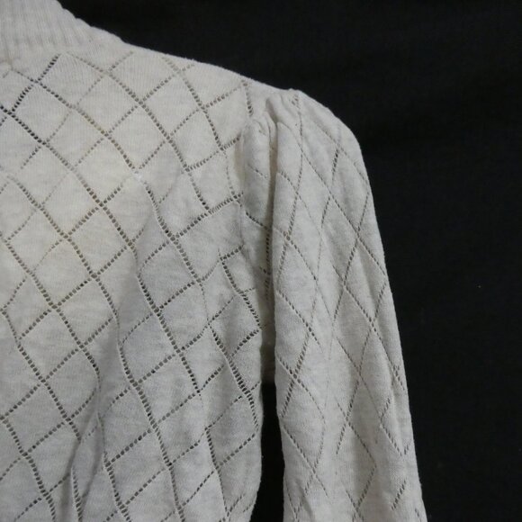 COSTA BLANCA | large | Beige Diamond Pattern Cardigan With Buttons - Picture 11 of 15